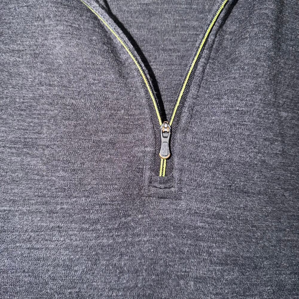 Smartwool 100% Merino Wool Women's Quater Zip Gray Gorpcore Outdoor Hiking - Picture 5 of 11